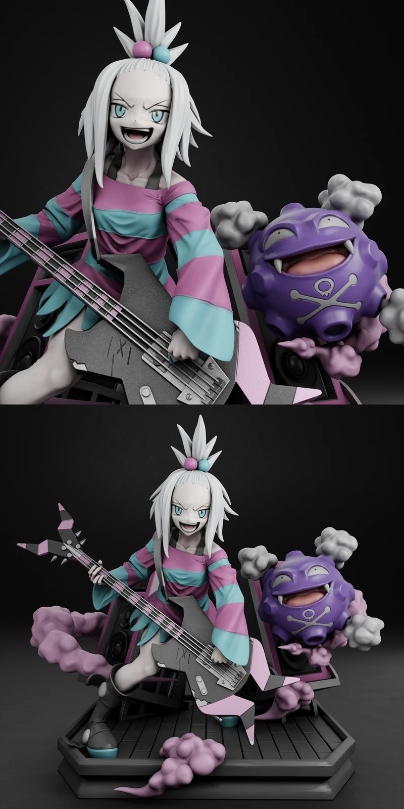 Pokémon: Roxie 3D Printable STL File STL model for 3D printing