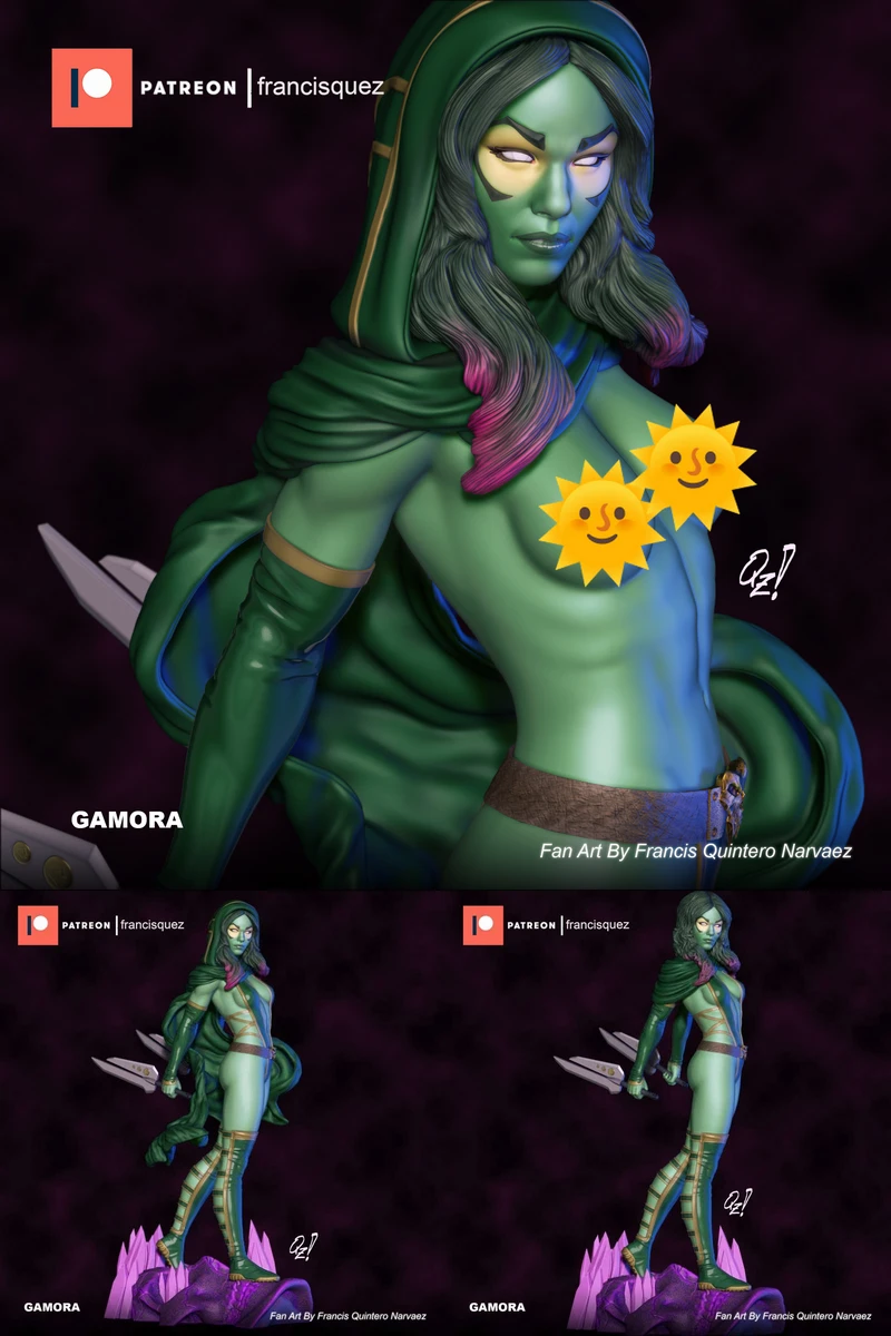 Gamora – Exclusive STL model for 3D printing