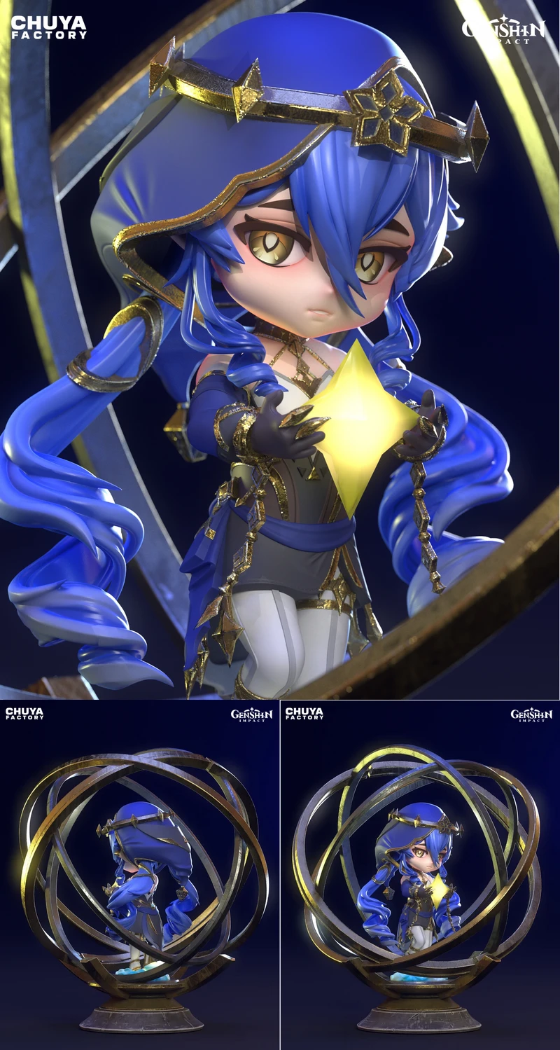 Layla Genshin Impact Figure STL model for 3D printing