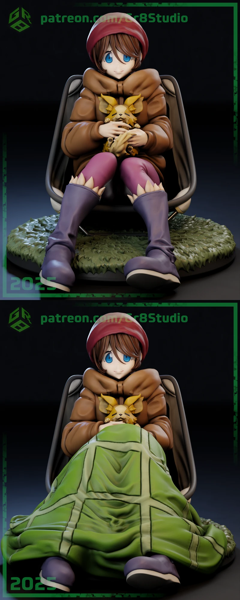 Ena Saito 3D Printable Miniature STL File STL model for 3D printing