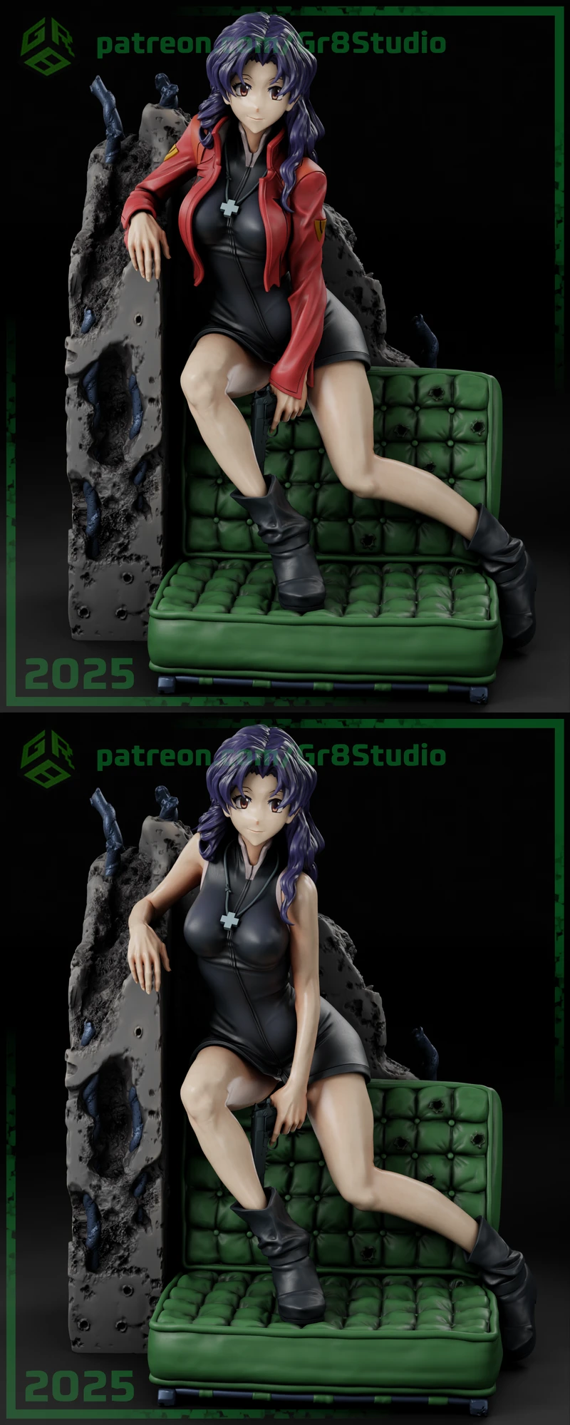 Misato Katsuragi STL Figure for 3D Printing STL model for 3D printing