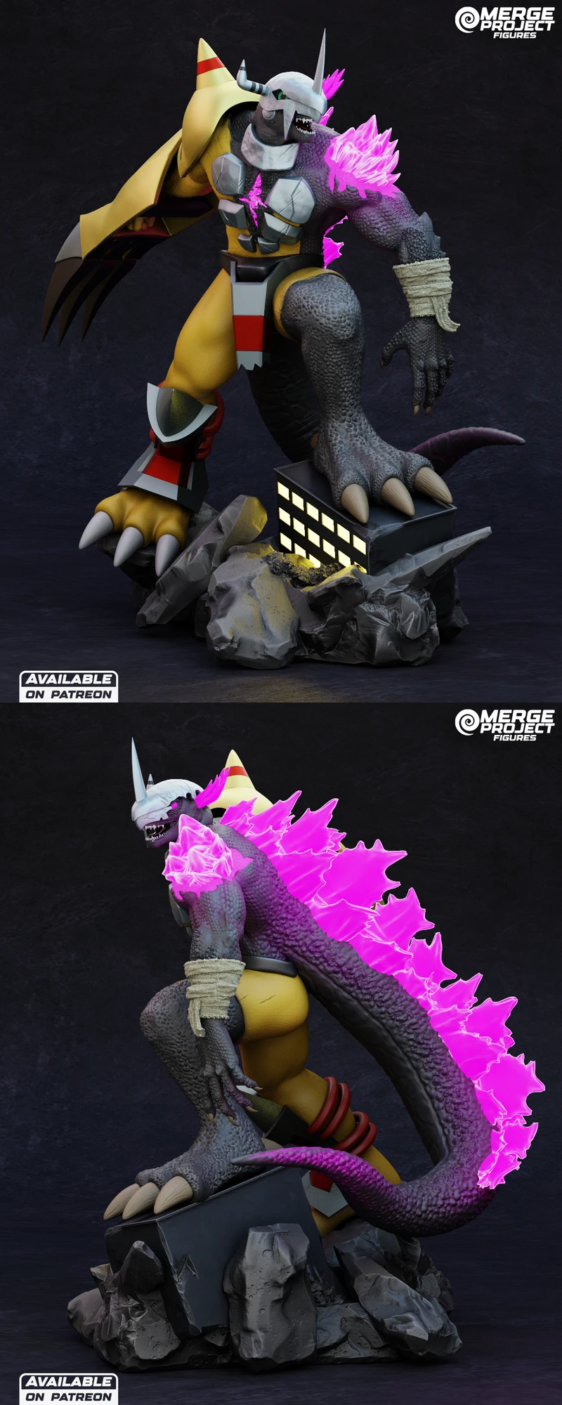 Greyzillamon 3D Printable Miniature STL File STL model for 3D printing