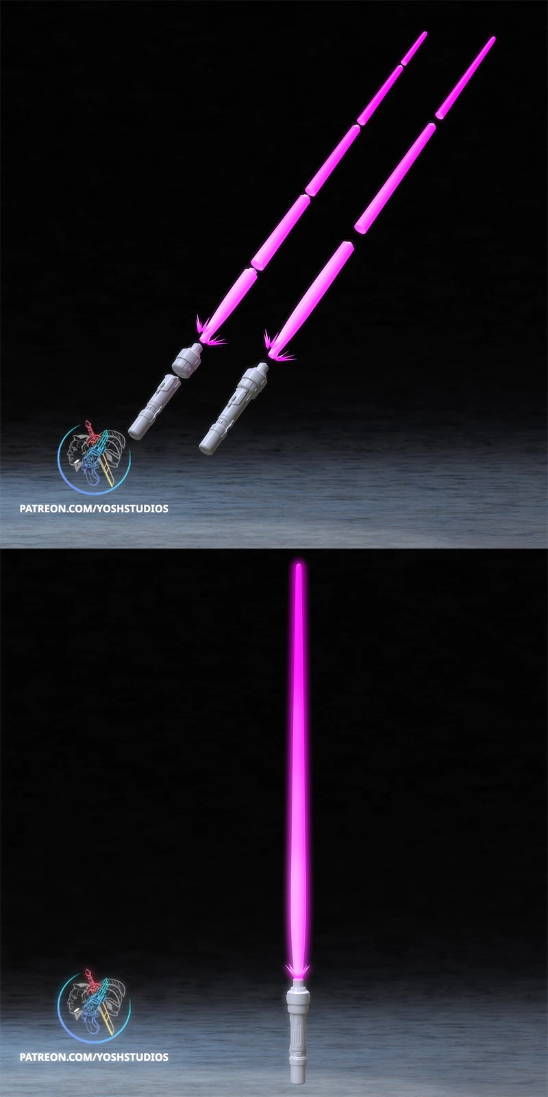 Gundam Sword STL model for 3D printing
