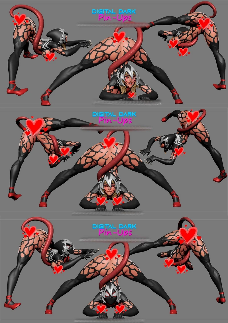 Gwenom STL model for 3D printing