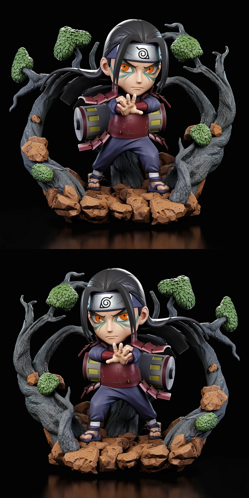 Hashirama Chibi Naruto Figure STL STL model for 3D printing
