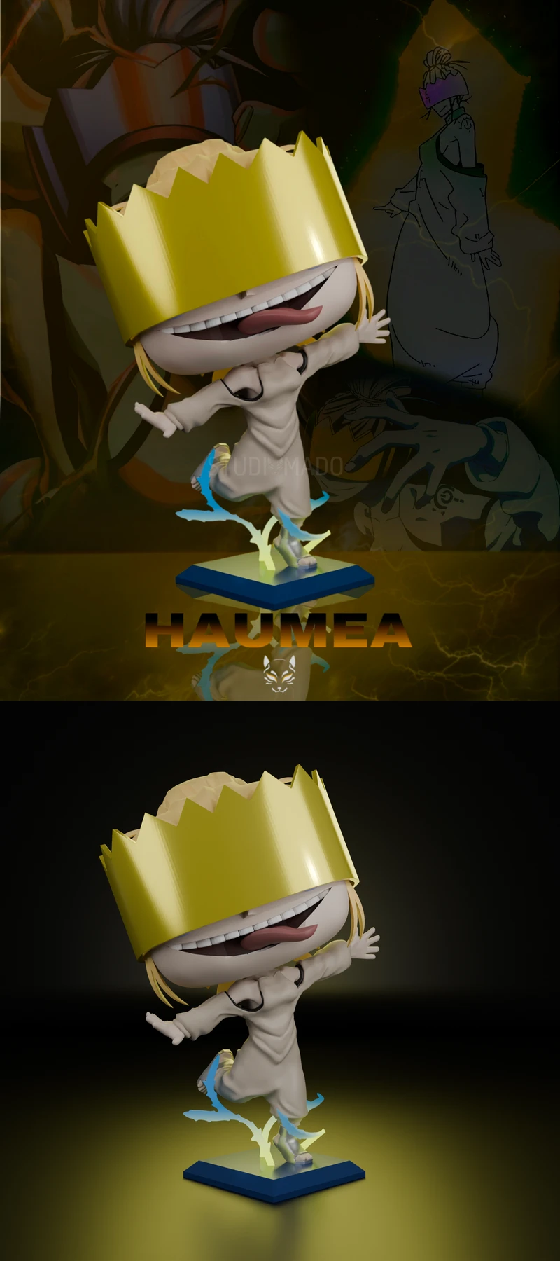 Haumea – Fire Force STL model for 3D printing