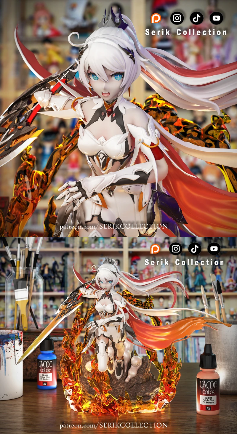 Herrscher of Flamescion – Honkai Impact 3rd STL Figure for 3D Printing STL model for 3D printing