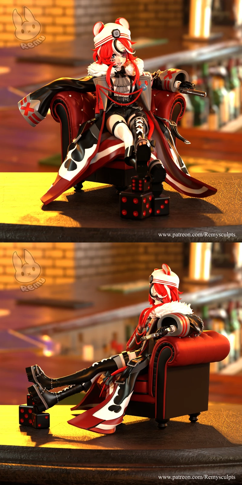 Hakos Baelz – Hololive STL model for 3D printing