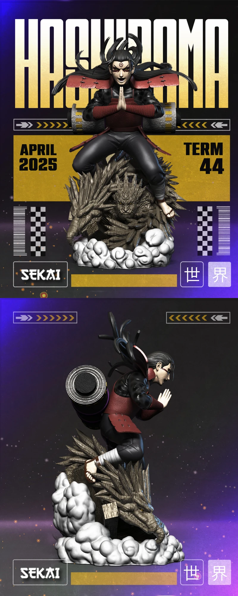 Hashirama Senju STL Figure for 3D Printing STL model for 3D printing