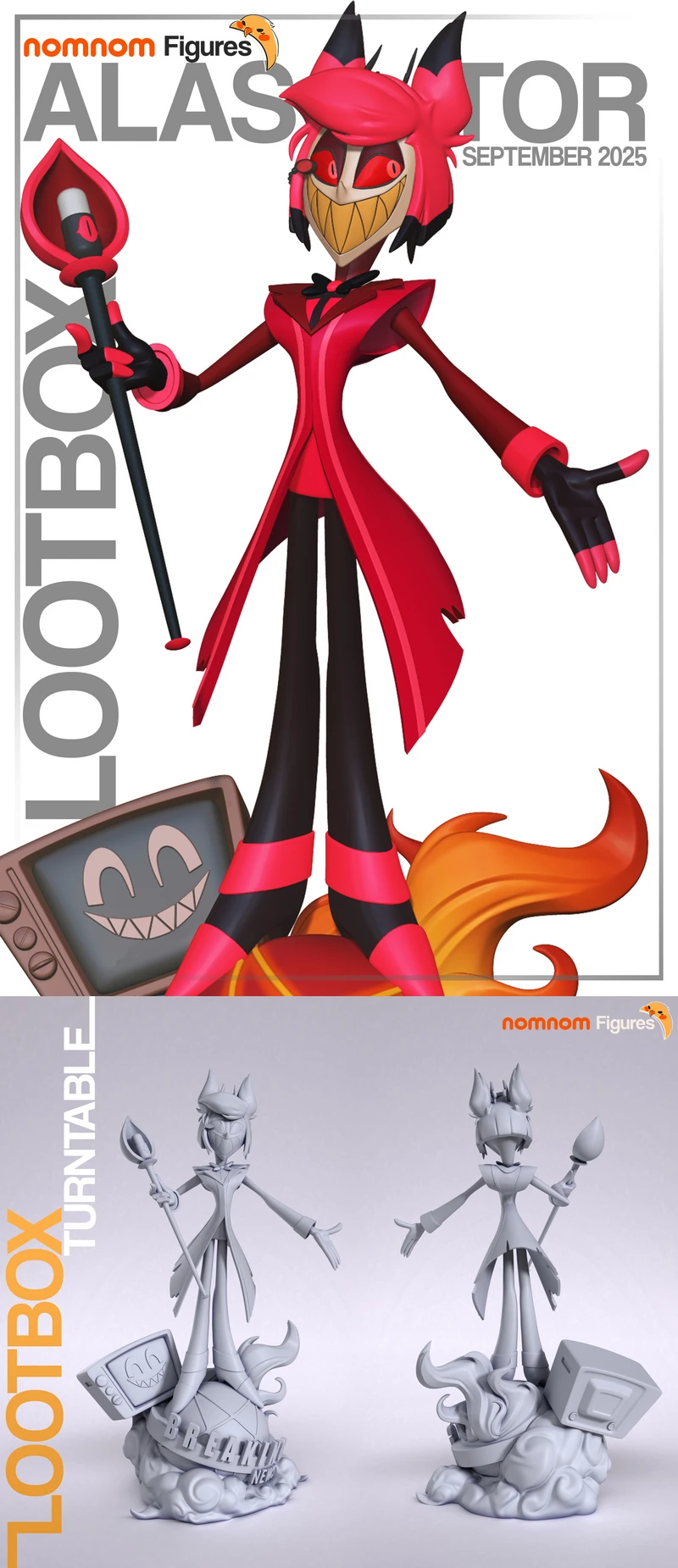 Hazbin Hotel – Alastor STL File for 3D Printing STL model for 3D printing