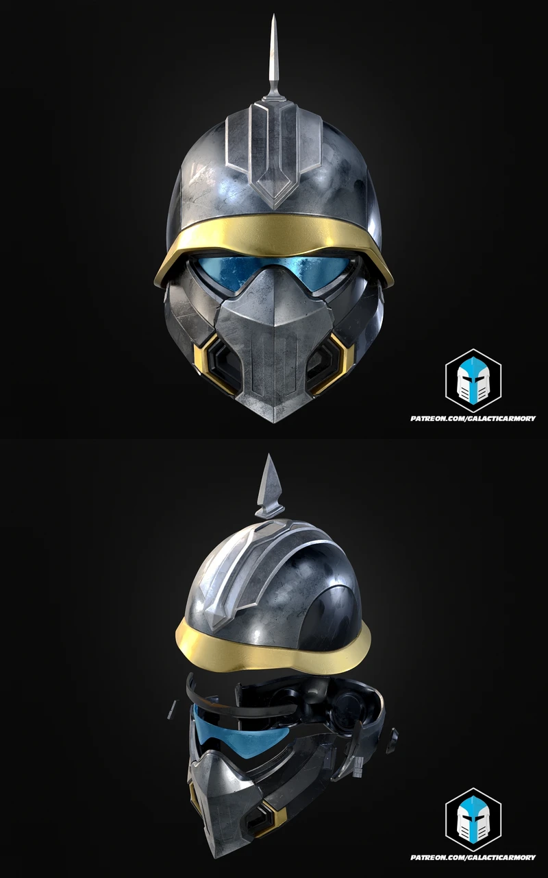 3D Printable Helldivers 2 RE-2310 Honorary Guard Helmet STL File STL model for 3D printing