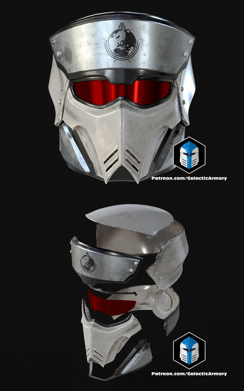 Helldivers 2 – Inspector Helmet STL model for 3D printing