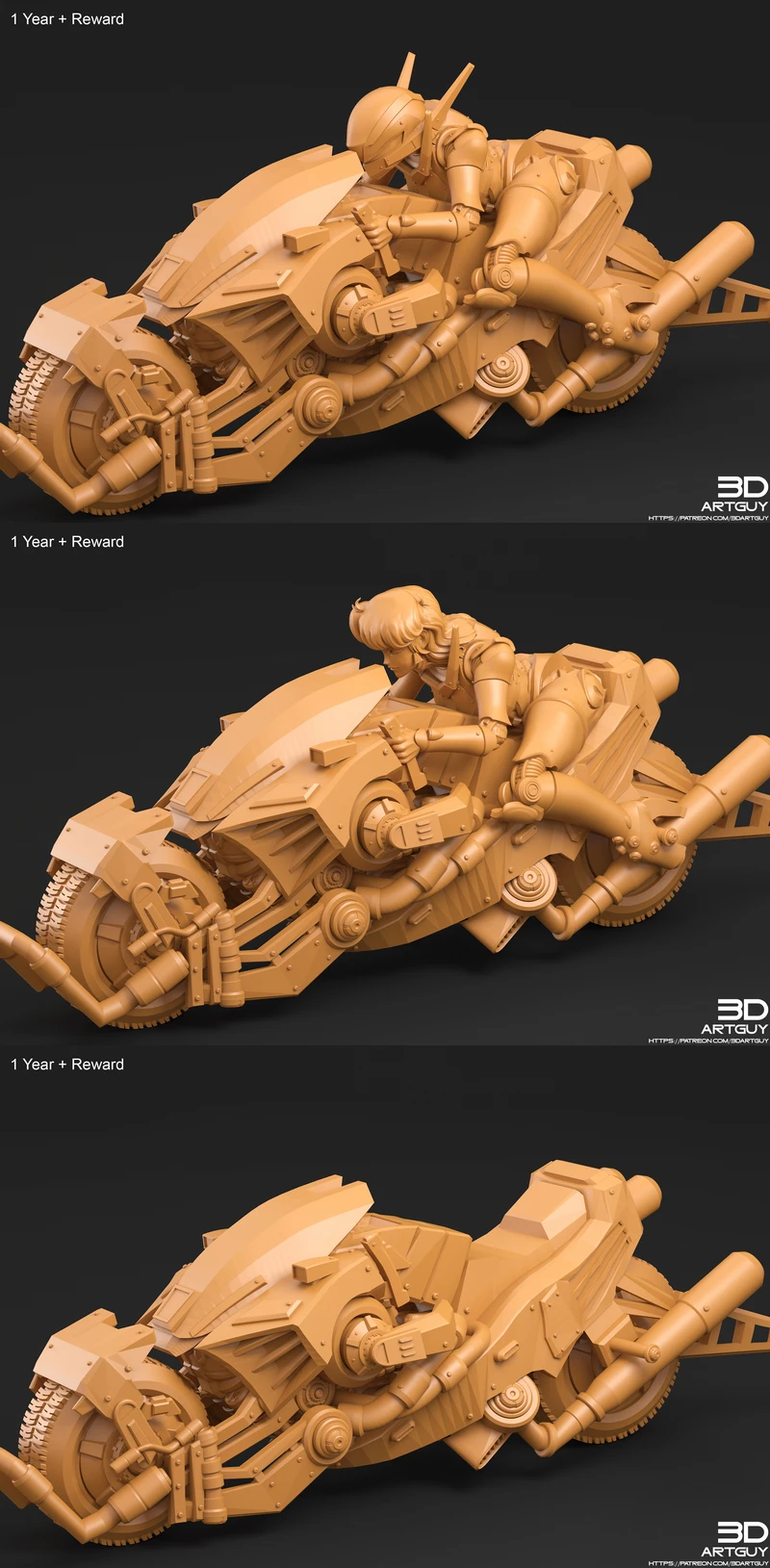 Highway Star STL model for 3D printing
