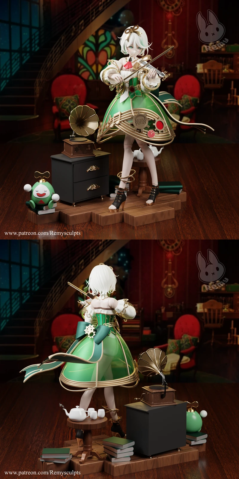 Cecilia Immergreen – Hololive STL model for 3D printing