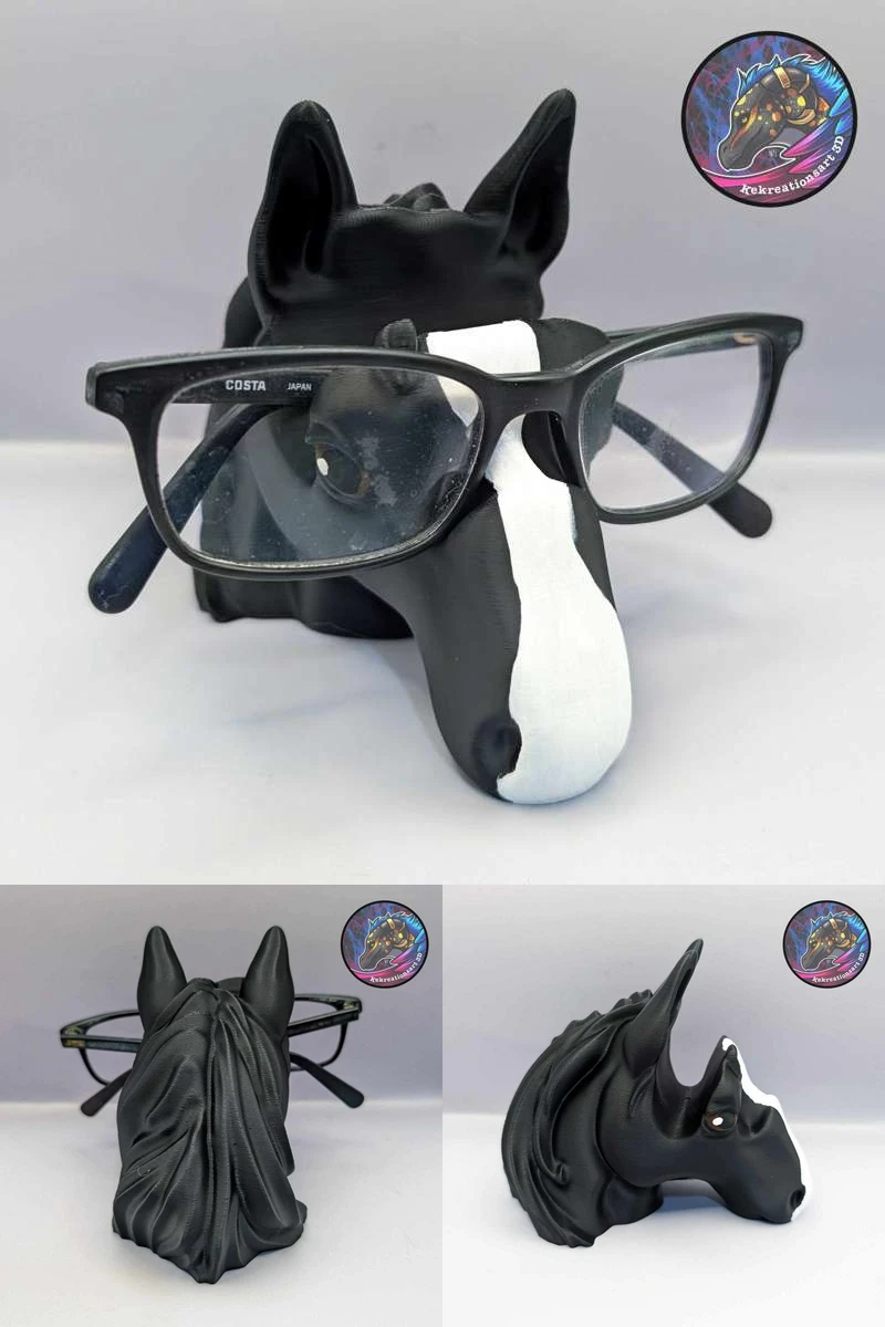 Horse Glasses Holder STL model for 3D printing