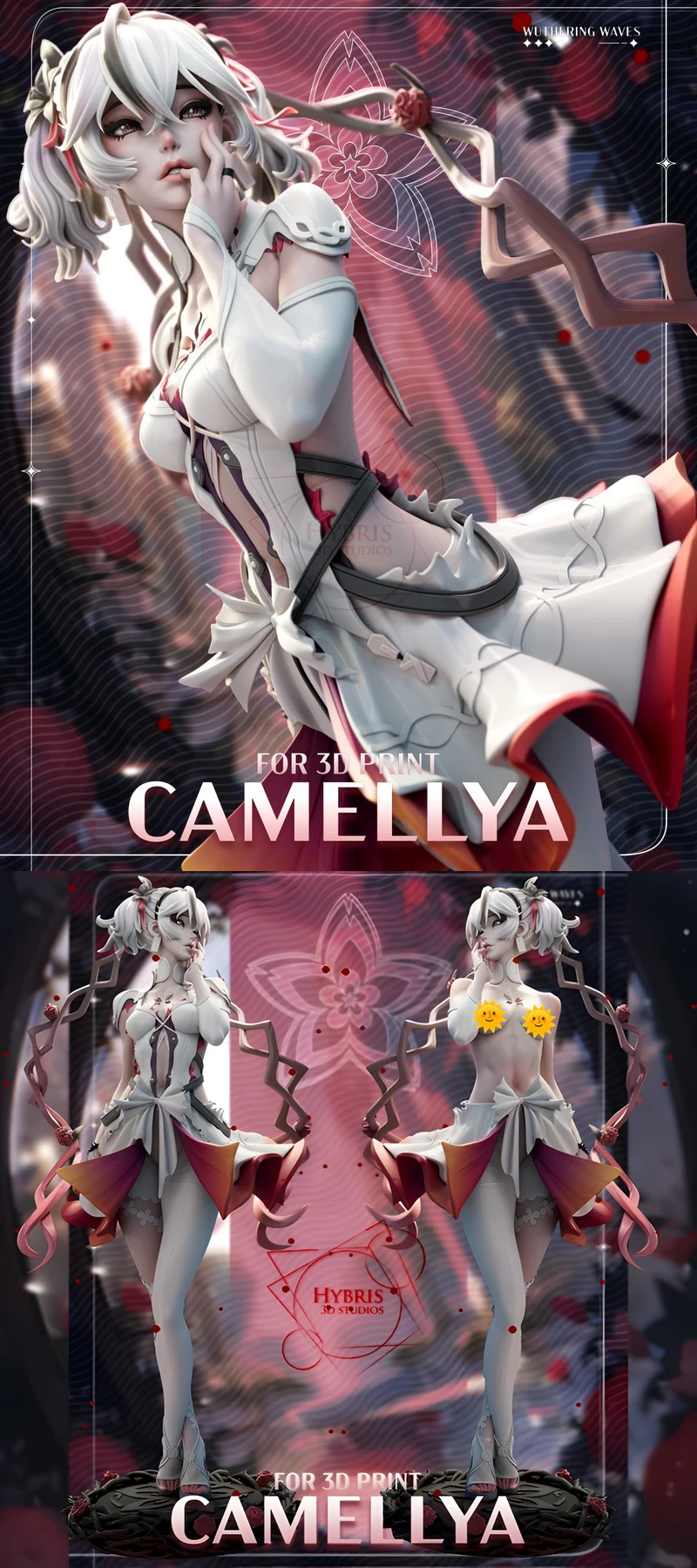 Camellya – Wuthering Waves STL Figure for 3D Printing STL model for 3D printing