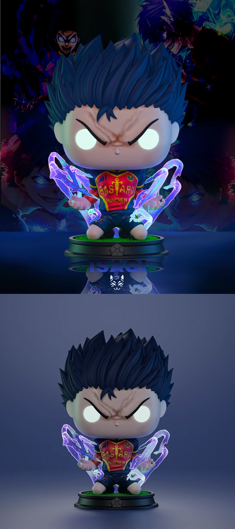 Isagi – Blue Lock STL model for 3D printing