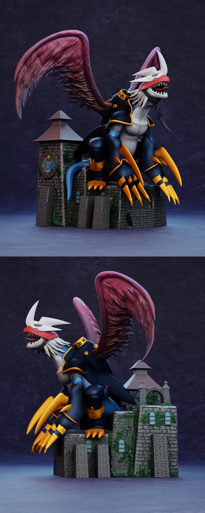 Imperialdramon STL model for 3D printing