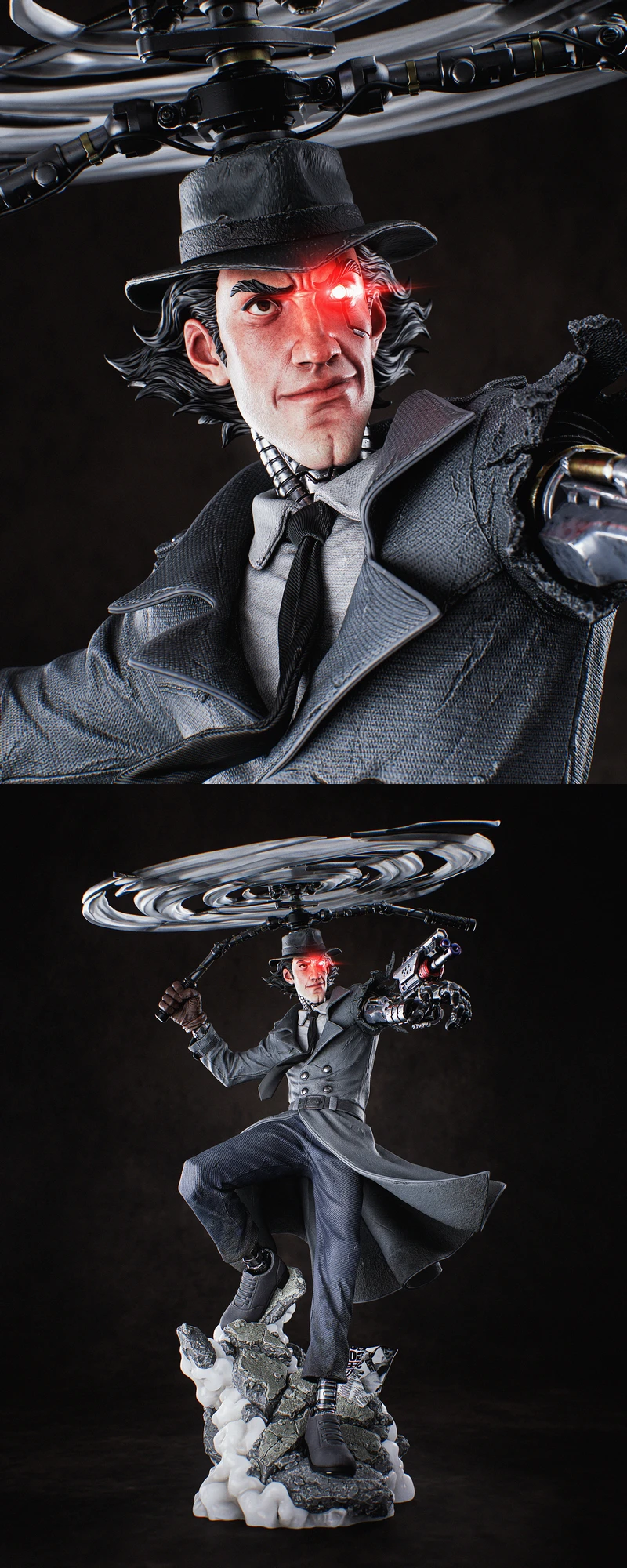 Inspector Gadget STL model for 3D printing