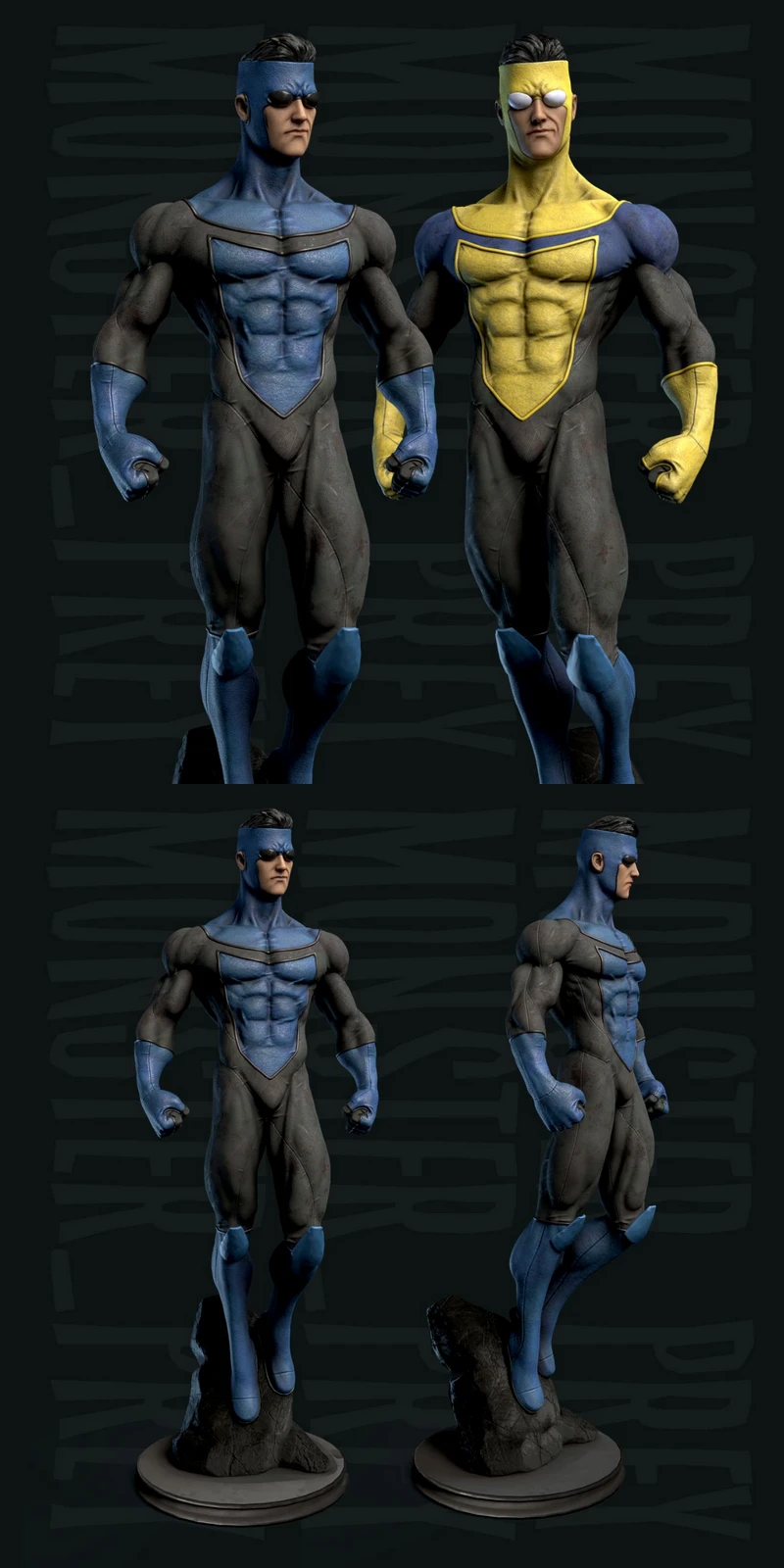 Invincible STL model for 3D printing