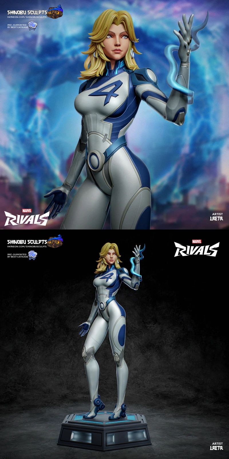 Invisible – Woman Marvel Rivals STL model for 3D printing