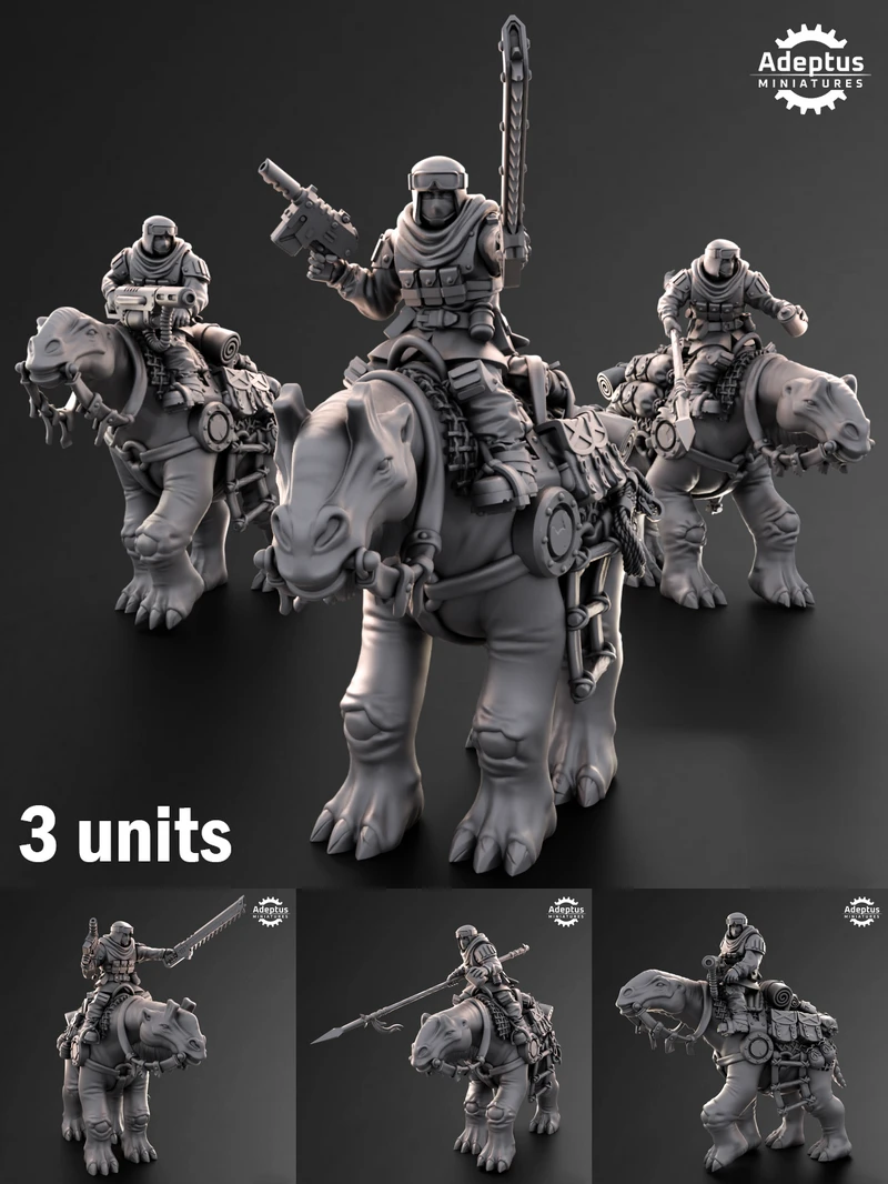 Ironhide Riders Khaleeth Regiment A-24.45 STL model for 3D printing