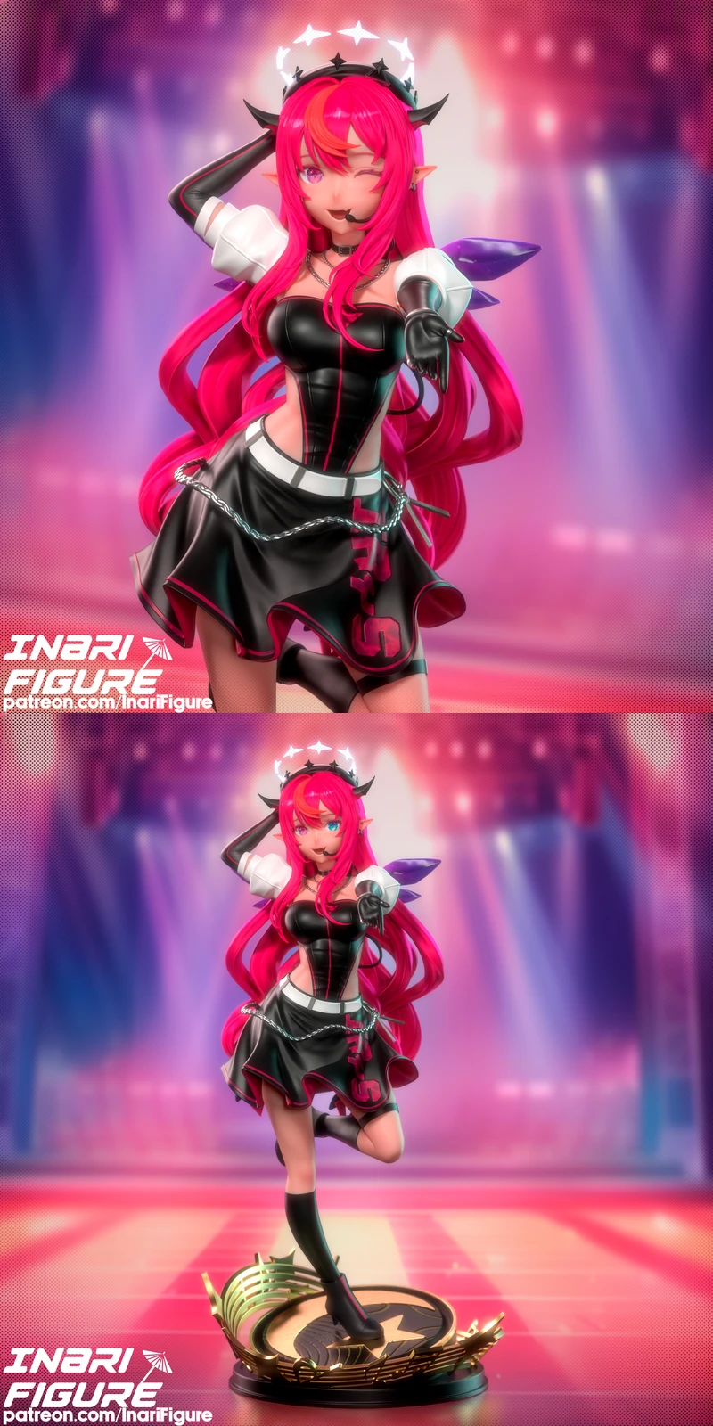 IRyS Hololive EN Holostage25 Figure STL model for 3D printing