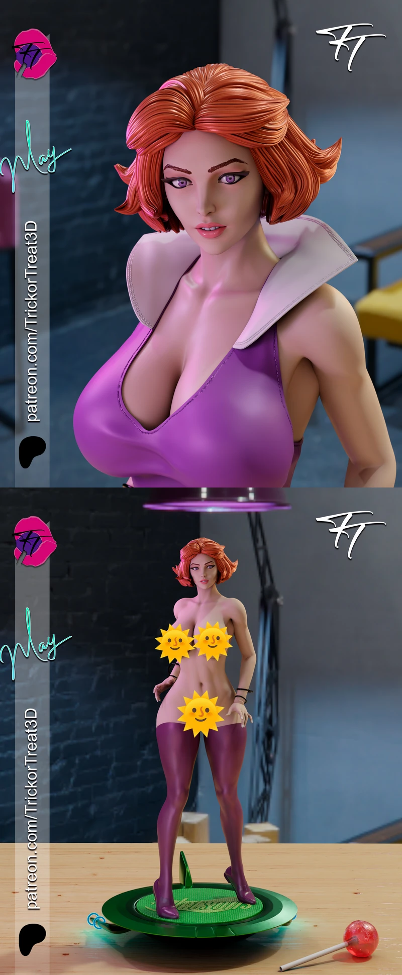 Jane Jetson 3D Printable Model STL File STL model for 3D printing