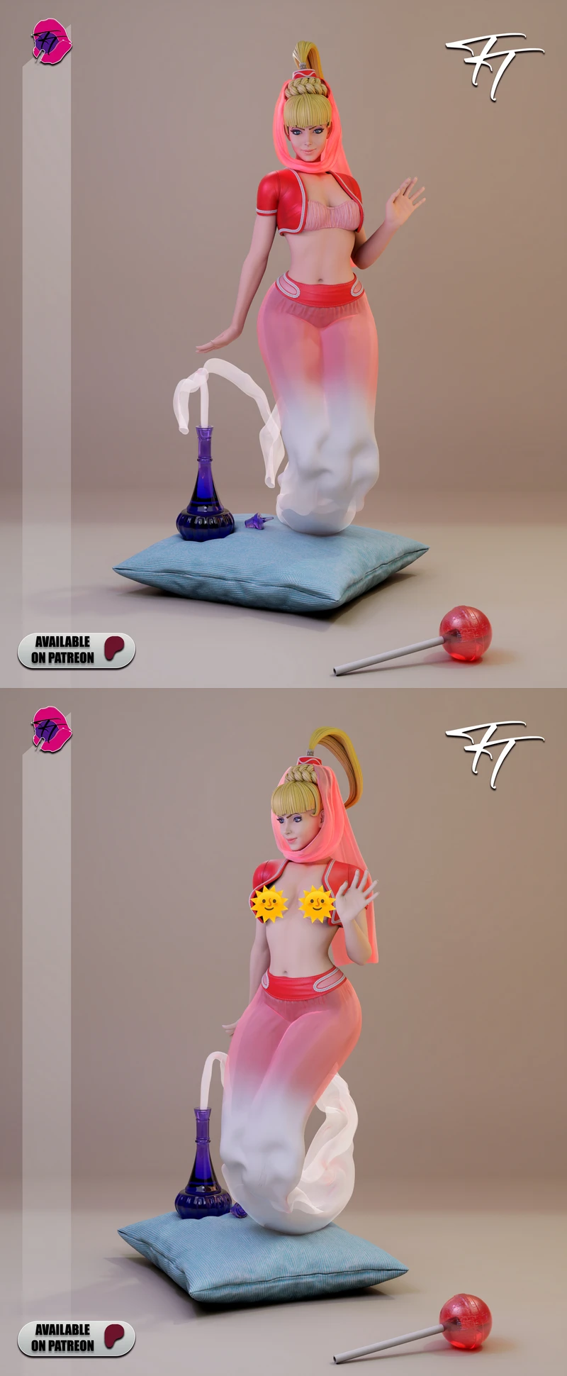 Jeannie – I Dream of Jeannie STL model for 3D printing