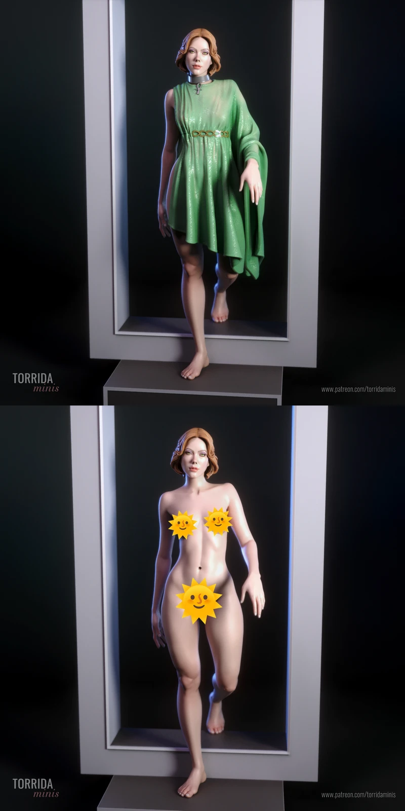 Jessica 6 – Logan’s Run STL model for 3D printing