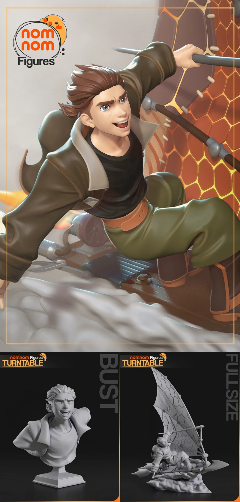 Jim Hawkins – Treasure Planet STL Figure for 3D Printing STL model for 3D printing