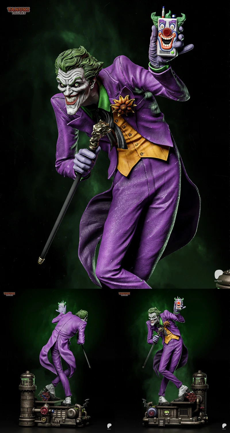 Joker Batman Fullsize STL 3D Printable Model STL model for 3D printing