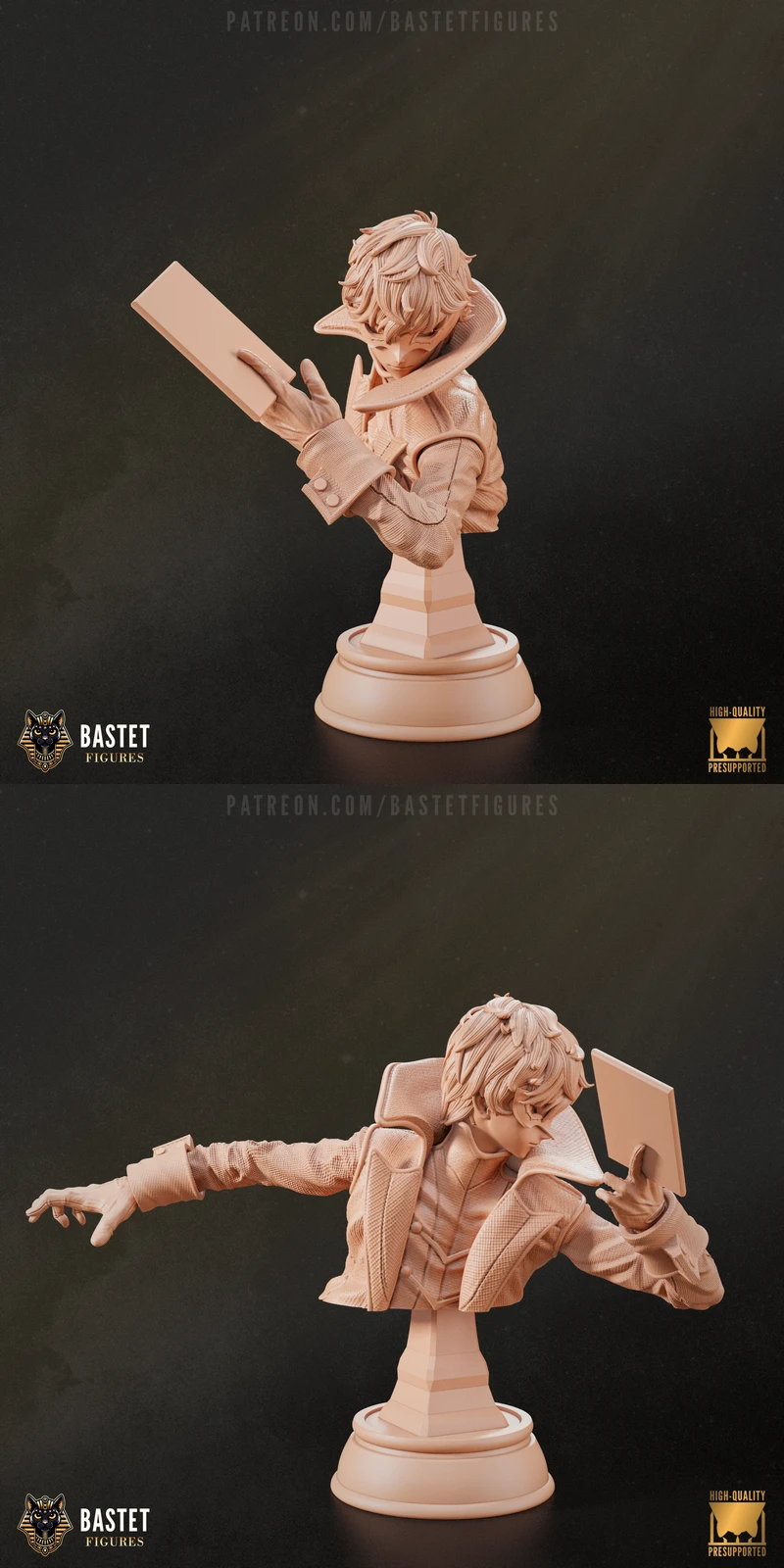 Joker Bust – Persona 5 STL model for 3D printing