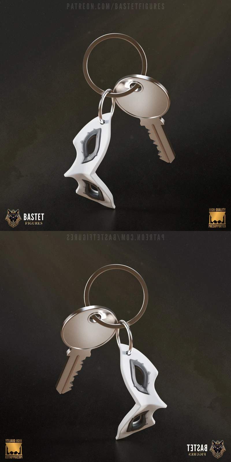 Joker Keychain – Persona 5 STL model for 3D printing