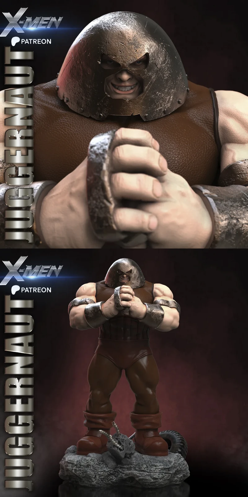Juggernaut 3D Printable Miniature STL File STL model for 3D printing