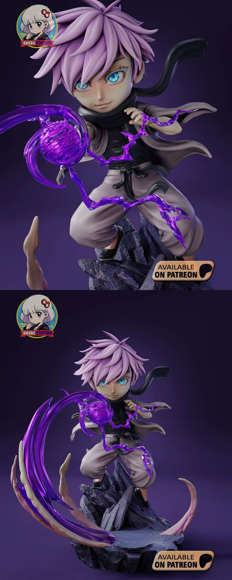 Chibi Gojo Satoru STL Figure for 3D Printing STL model for 3D printing