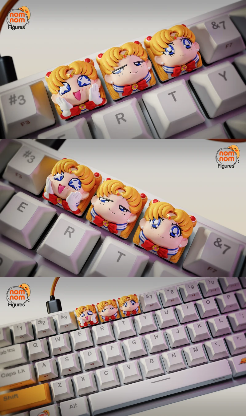 KEYCAPS – Sailor Moon STL model for 3D printing