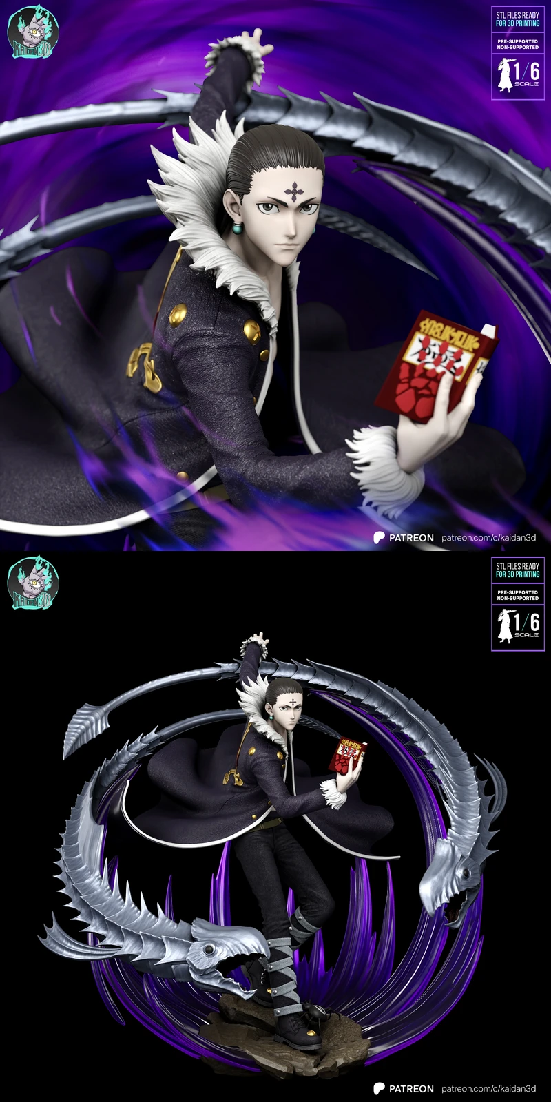 Chrollo Lucilfer Hunter X Hunter 3D Printable STL Model STL model for 3D printing