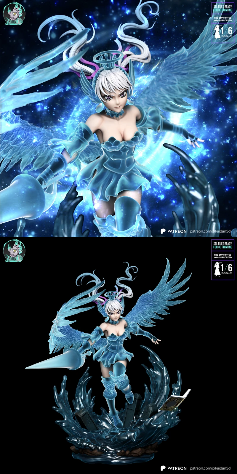Black Clover – Noelle Silva STL model for 3D printing