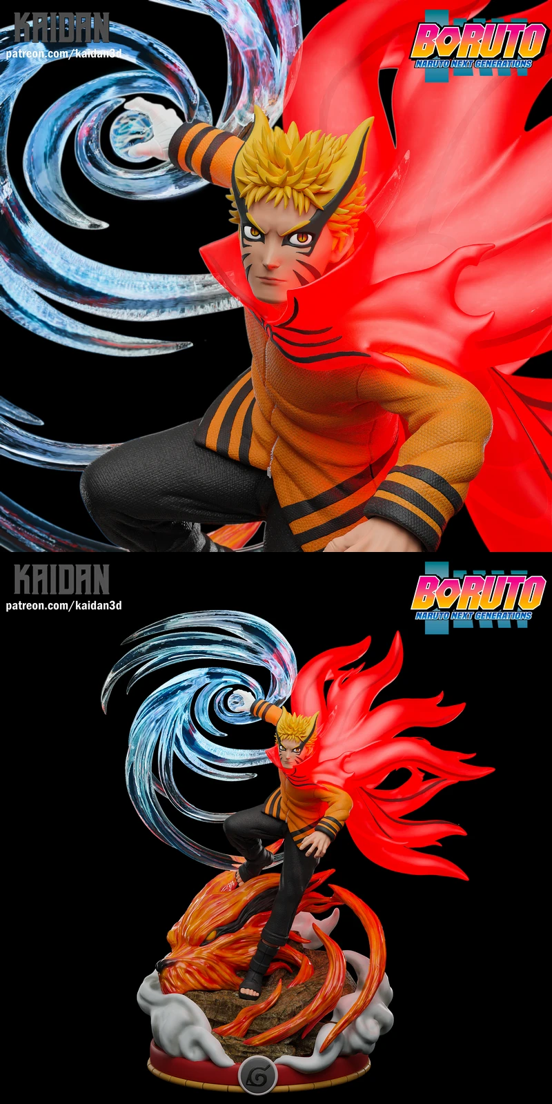Naruto Barion Mode 3D Printable STL Bust Model STL model for 3D printing