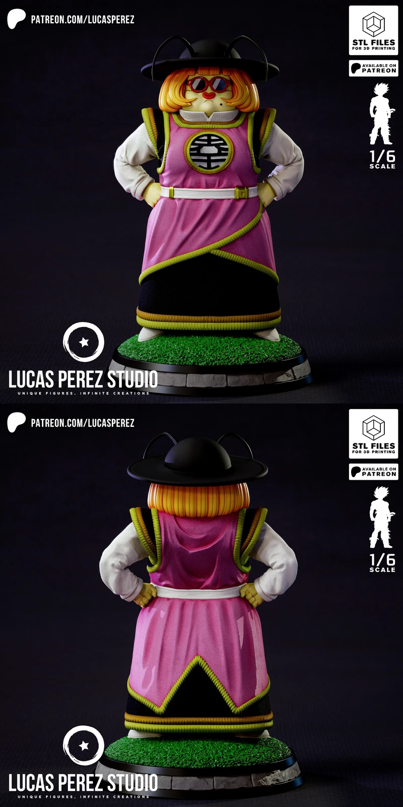 Dragon Ball Z East Kai Figure | 3D Printable STL File STL model for 3D printing