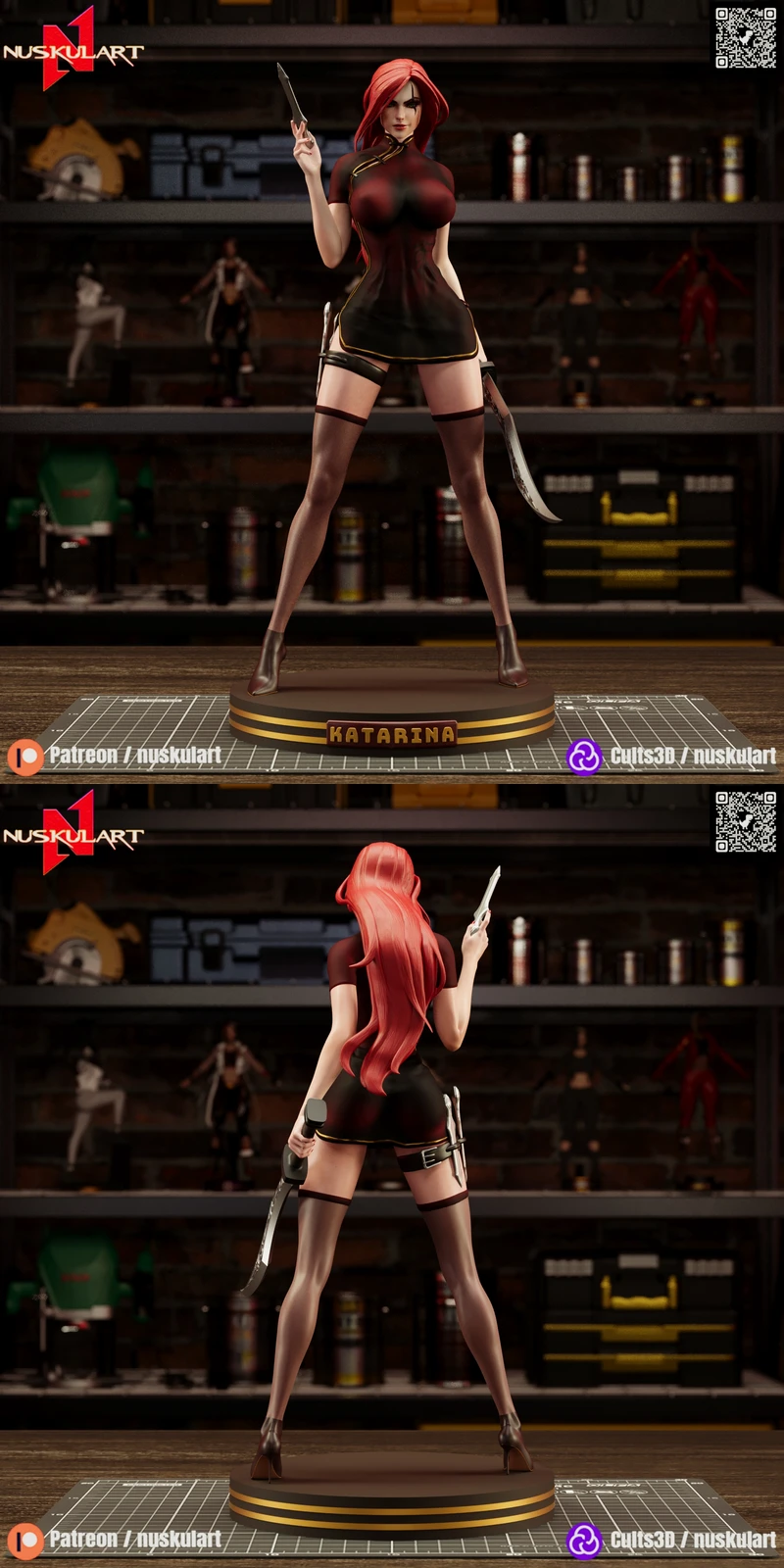 Katarina – League of Legends STL model for 3D printing