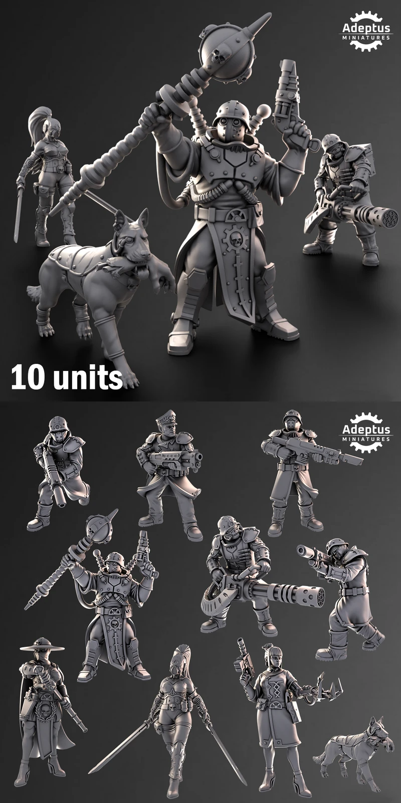 Kill Squad Mercenary Syndicate STL model for 3D printing