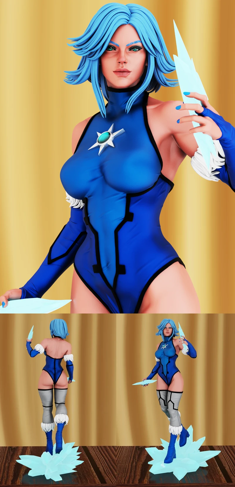 Killer frost STL model for 3D printing
