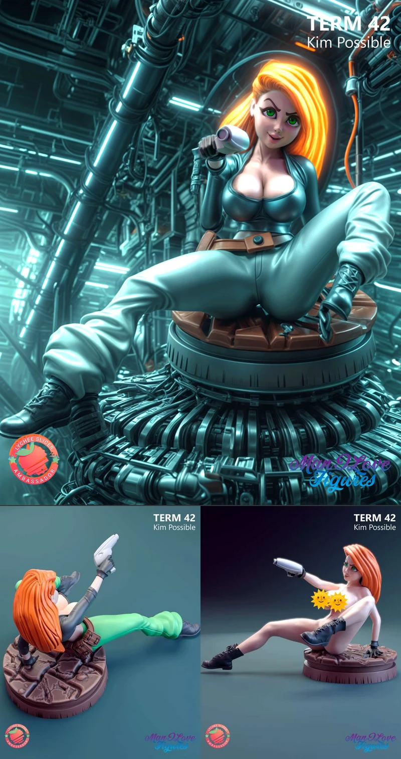 Kim Possible STL model for 3D printing