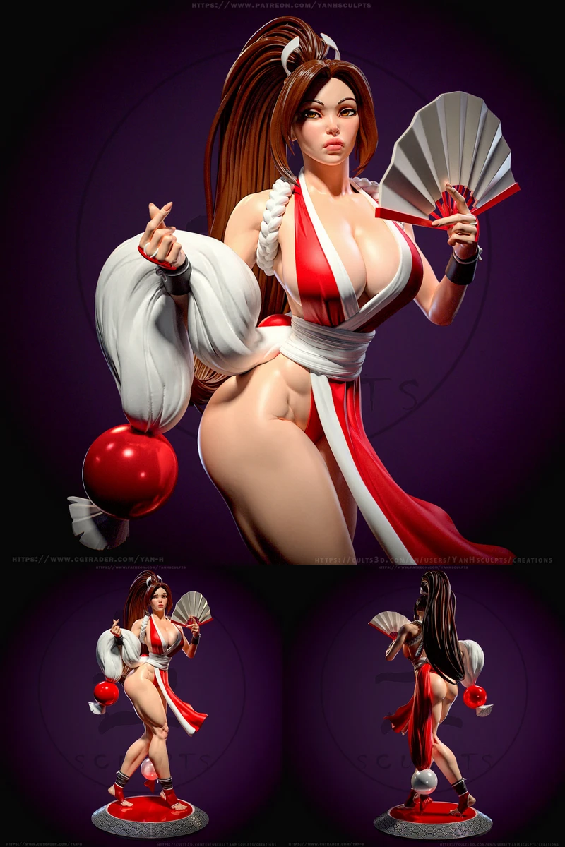 King of Fighters – Mai Shiranui STL model for 3D printing