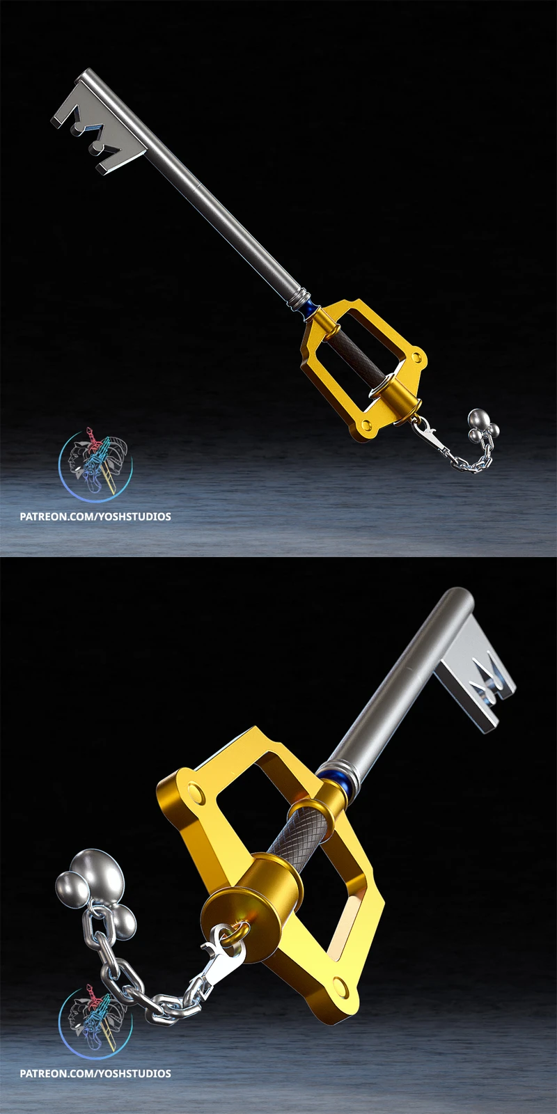 Kingdom Key STL File for 3D Printing STL model for 3D printing