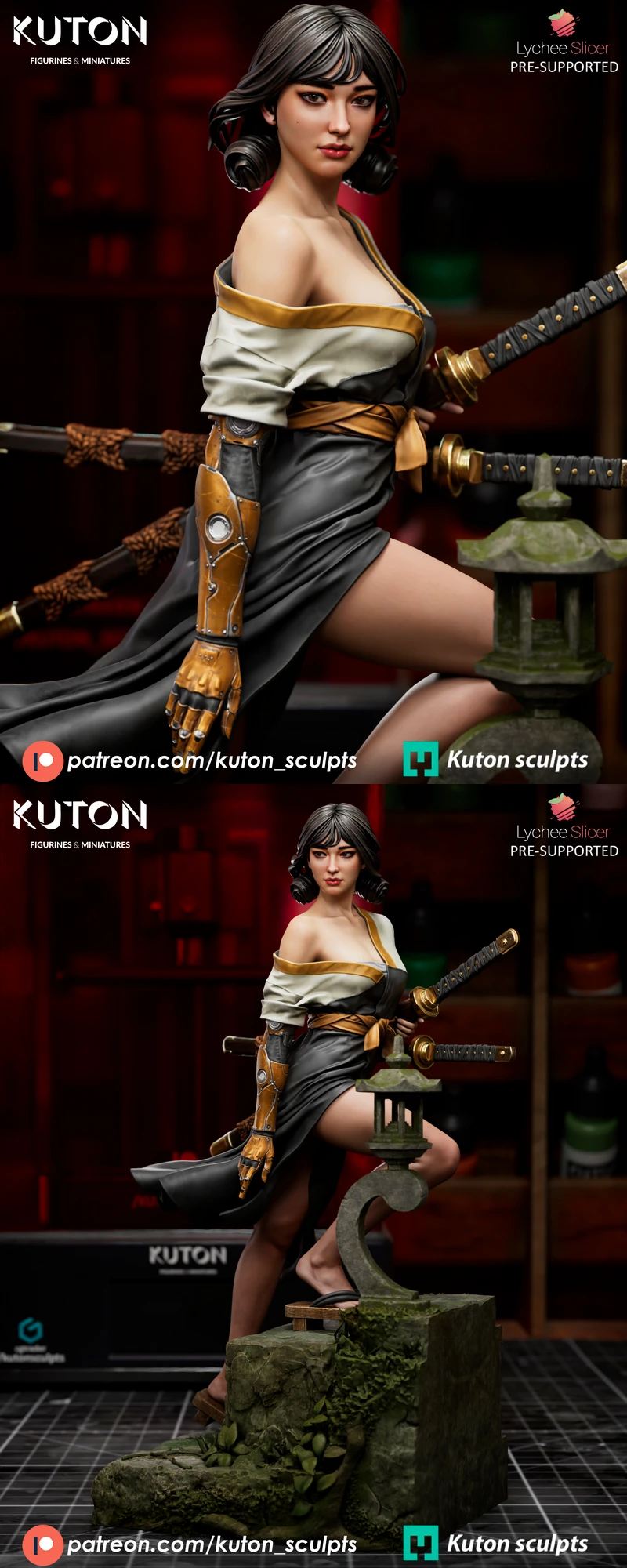 Kira Mekai STL 3D Printable Figure STL model for 3D printing
