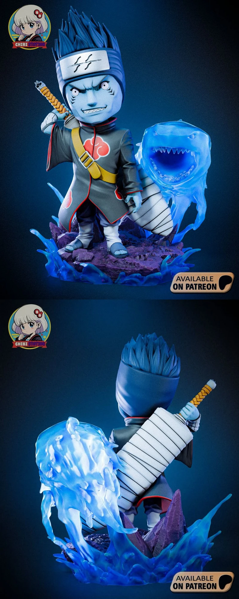 Kisame Naruto STL File for 3D Printing STL model for 3D printing