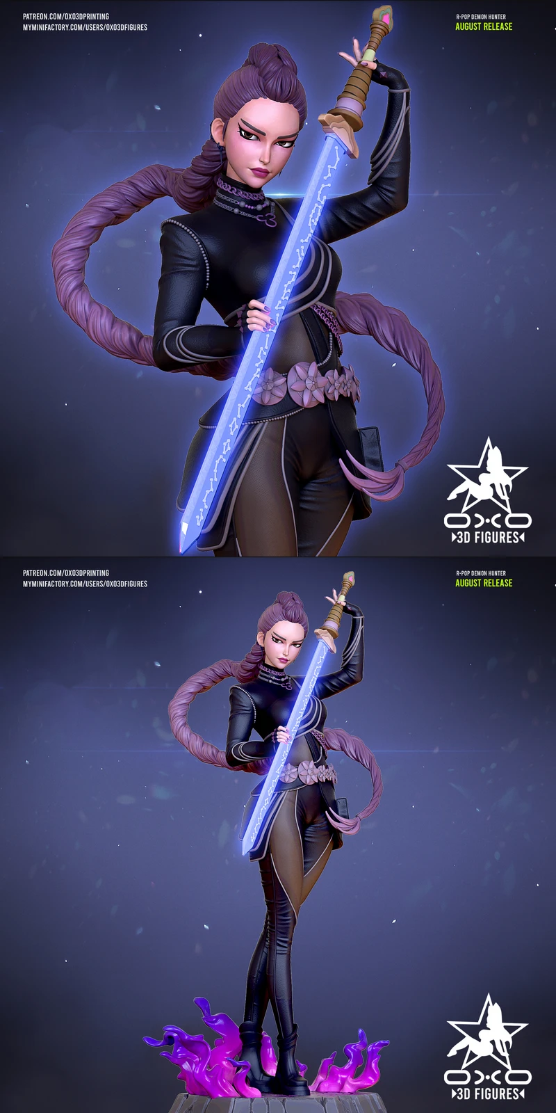Rumi – Kpop Demon Hunter STL model for 3D printing